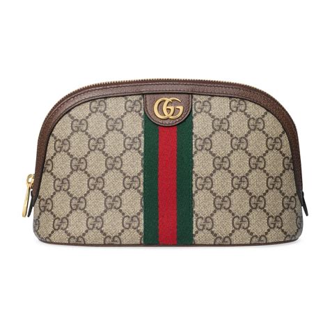 gucci lips makeup bag|Gucci ophidia clear bag.